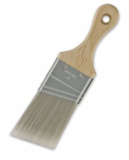 Кисть малярная с деревянной ручкой, плоская SILVER TIP SHORT HANDLE