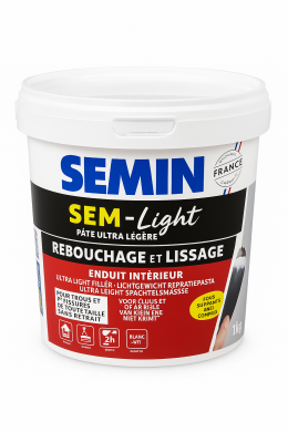 Шпатлёвка Semin Sem-Light, сверхлёгкая заполняющая