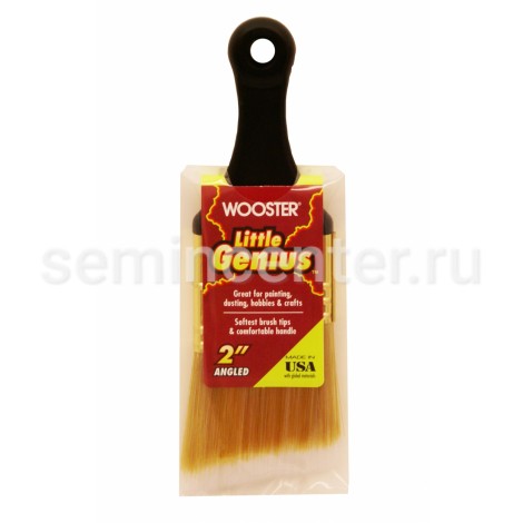 Кисть угловая короткая Wooster Little Genius, синтетика