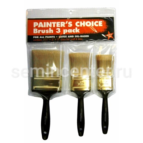Комплект кистей 3 шт. Wooster PAINTERC CHOICE с полиэстеровой щетиной