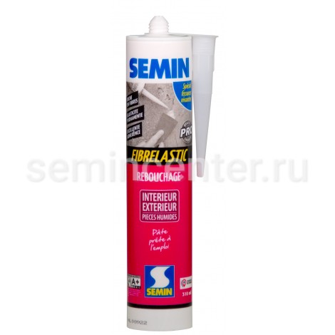 Шпатлёвка Semin Fibrelastic, ремонтная высокоэластичная (под пистолет)